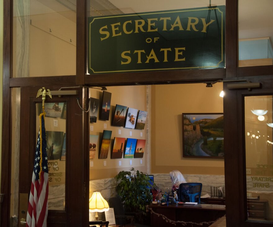 Secretary of State Office at the Montana Capitol.