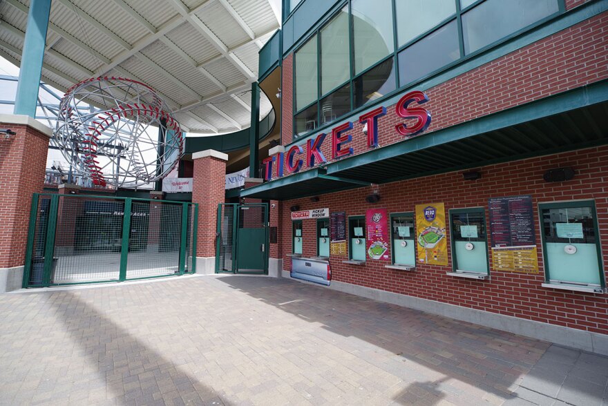 The ticket stations at the Greater Nevada Field in Reno, NV.