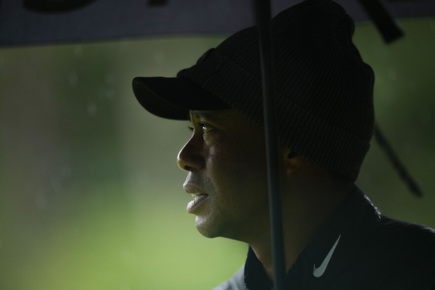 APTOPIX Masters Golf Tiger Woods AP ph