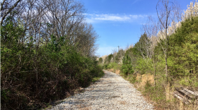 Part of what will become the Alton Park Connector.