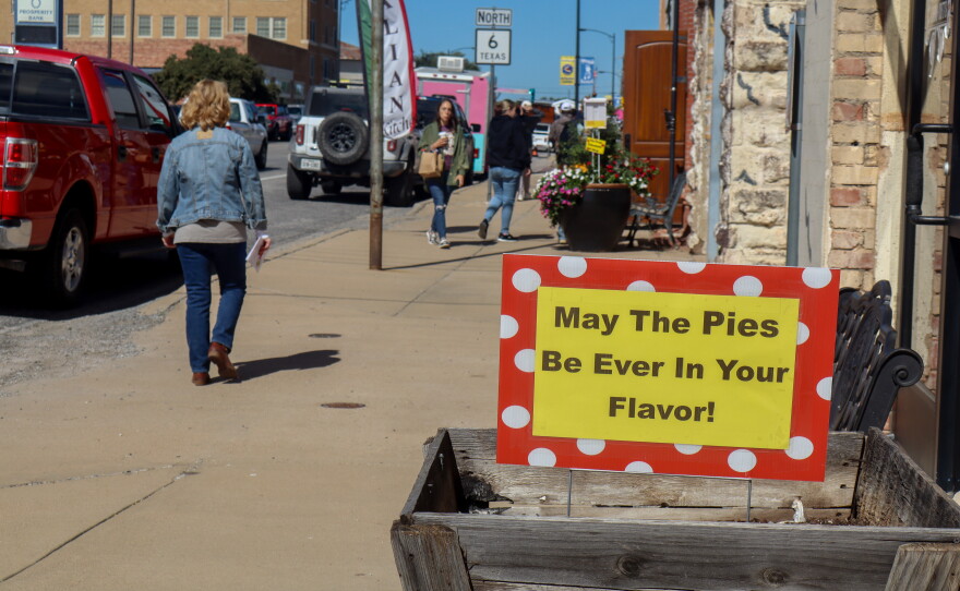 Cisco uses clever puns to advertise the festival. Photo by Emma Coats