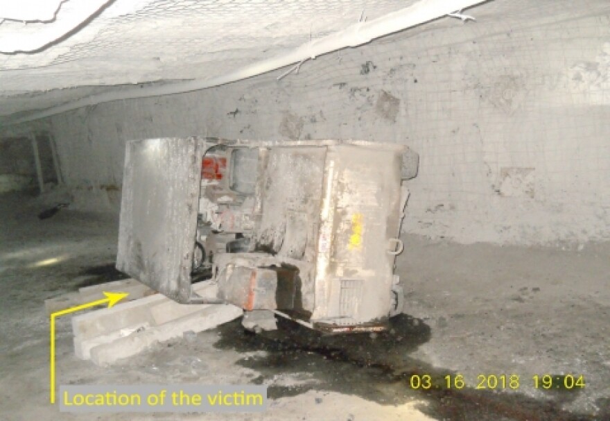 A 34-year-old miner was crushed when a vehicle turned over in the Oaktown Fuels Mine, in Terre Haute, Ind.