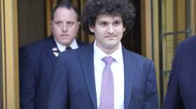 FTX founder Sam Bankman-Fried leaves Federal court, Wednesday, July 26, 2023, in New York. (Mary Altaffer/AP)