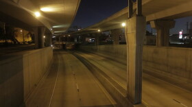 Three hours before Mayor Nirenberg's order went into action, I-35 was quiet.