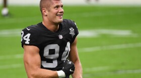 Carl Nassib of the Las Vegas Raiders (Ethan Miller/Getty Images)