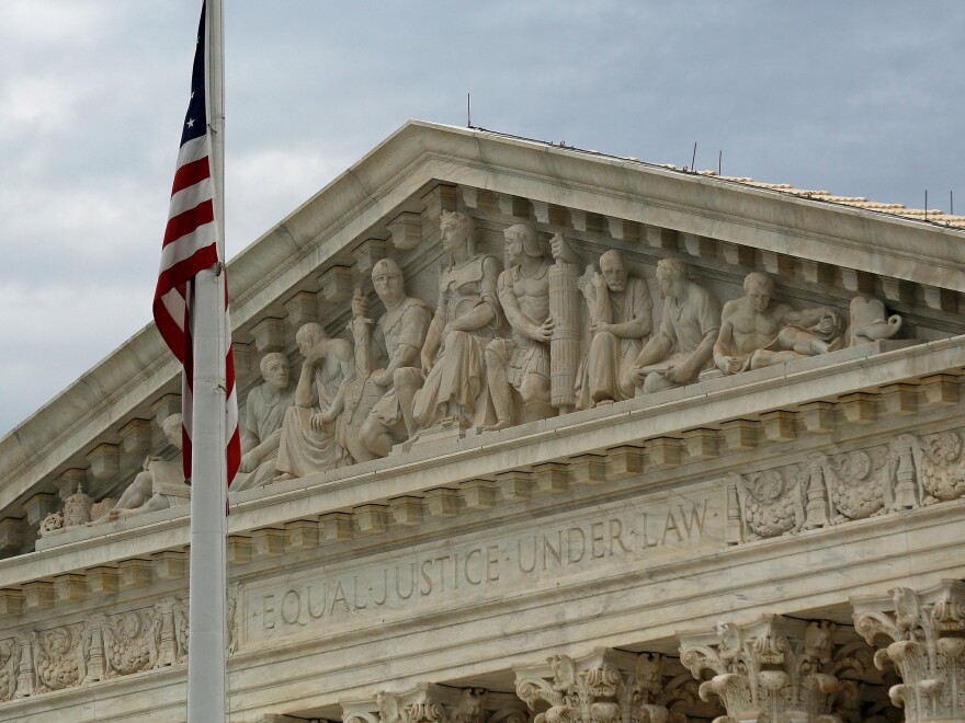 The Supreme Court building in Washington DC