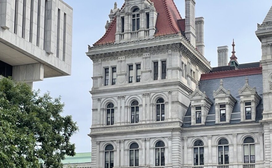 The New York State Capitol.
