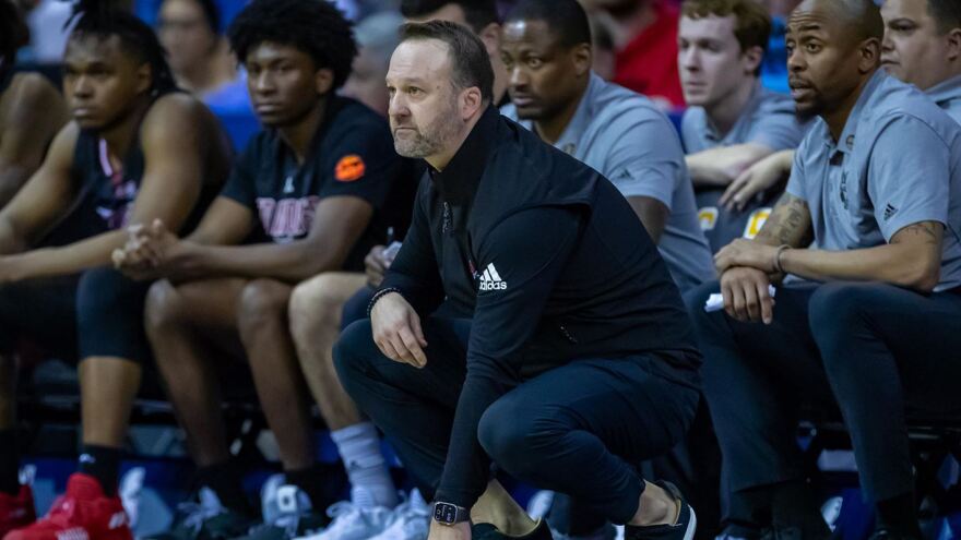 Arkansas State University Men's Head Basketball Coach Mike Balado