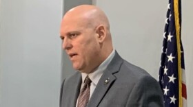 Indianapolis Fraternal Order of Police President Rick Snyder speaks to media during a press conference on Jan. 2, 2020.