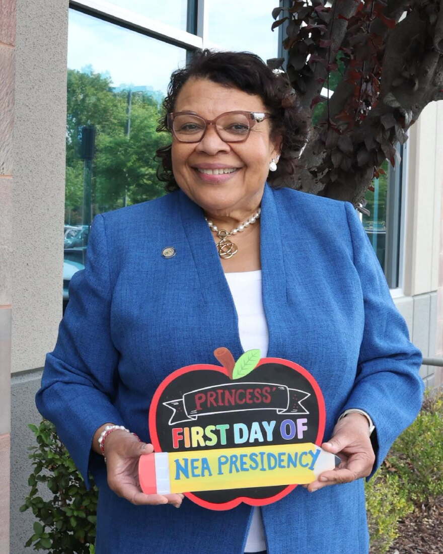 NEA President Princess Moss.