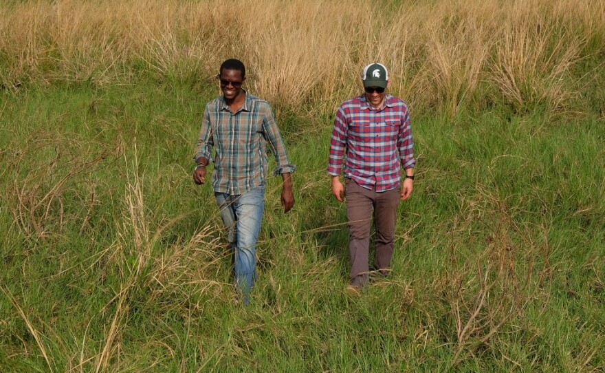 Tutilo Mudumba (left) and Robert Montgomery (right)