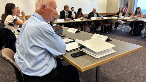 The Ohio Property Tax Reform Working Group meets in downtown Columbus.