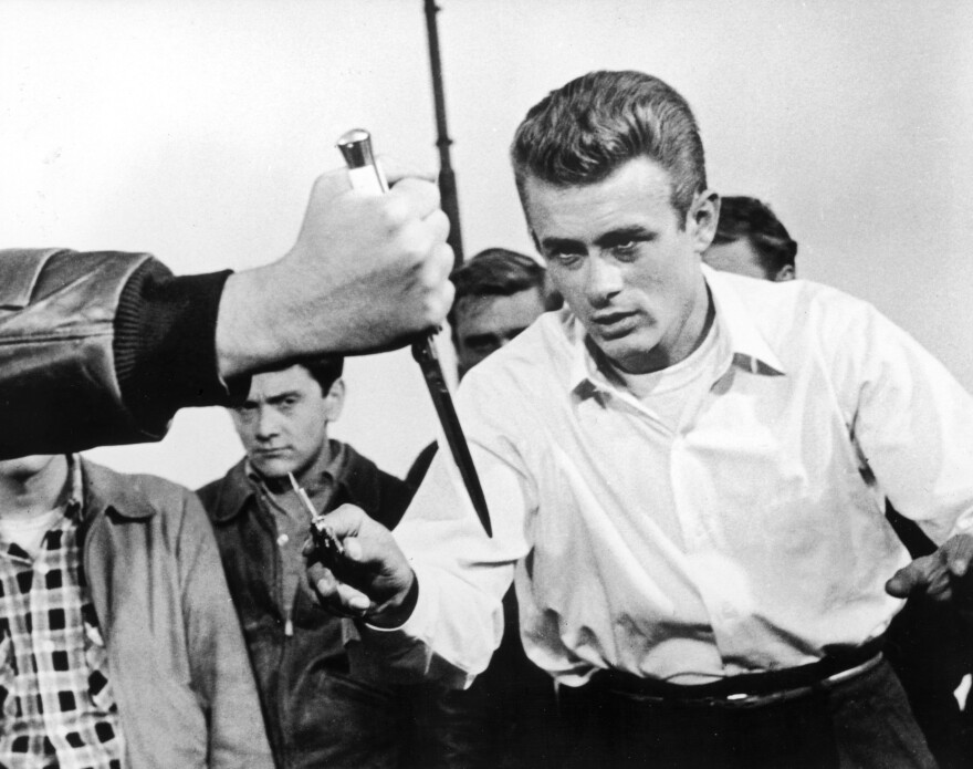 James Dean in "Rebel Without A Cause"