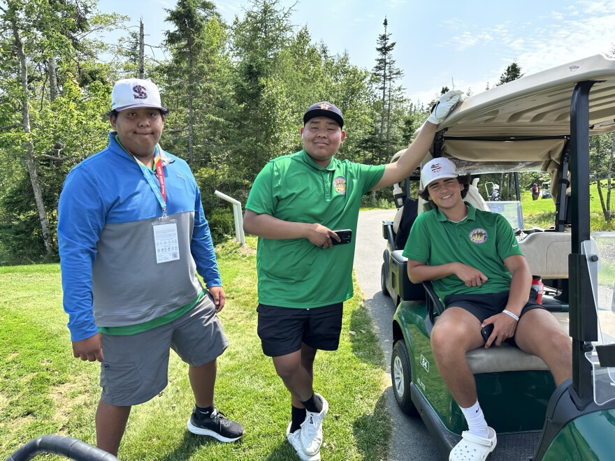 Gavin Frost, Devin Frost, and Austin Romero played golf for Team Colorado.