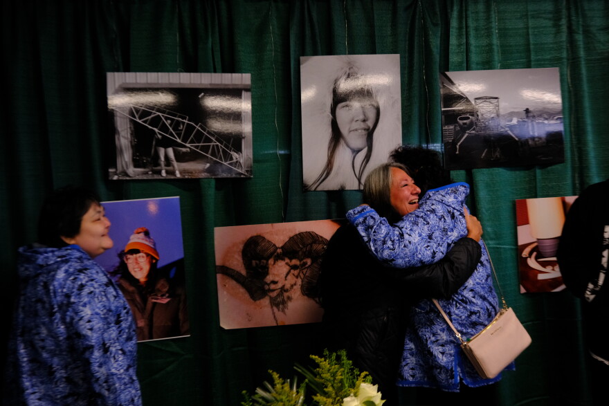 The family of late Ellen Paneok flew from across the state and country to celebrate the nonprofit’s launch. Some of the relatives were (from left) Paneok's cousin Jillion Jones, sister Tina "Raven" Godsey and aunt Lottie Jones.