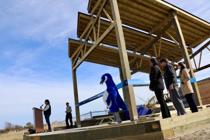 A new outdoor classroom opened at Back Bay National Wildlife Refuge in Virginia Beach on Saturday.