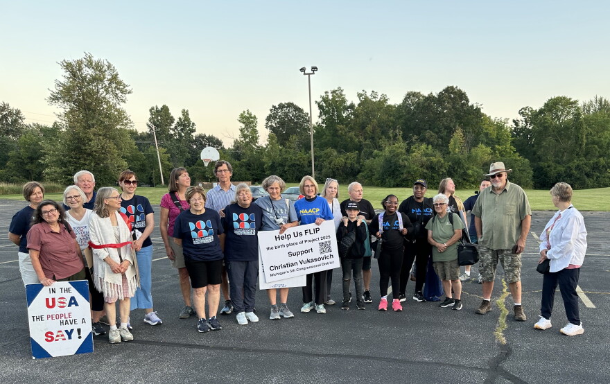 Some of the group in Lenawee county who had hoped