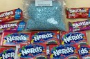  Approx. 15,000 pills seized by the DEA were found in candy containers.