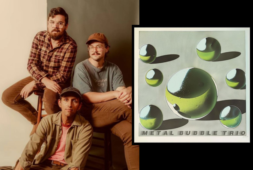 Metal Bubble Trio's members are (clockwise from top left) A.S. Lutes, Jack Senff and Andrew Dost