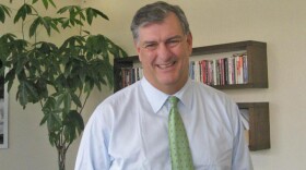 Dallas Mayor Mike Rawlings in his city hall office. 