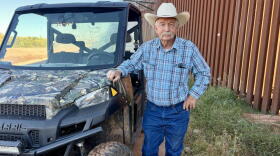 Rancher John Ladd’s family has been raising livestock along the U.S.-Mexican border in Arizona for 130 years. (Peter O’Dowd/Here & Now)