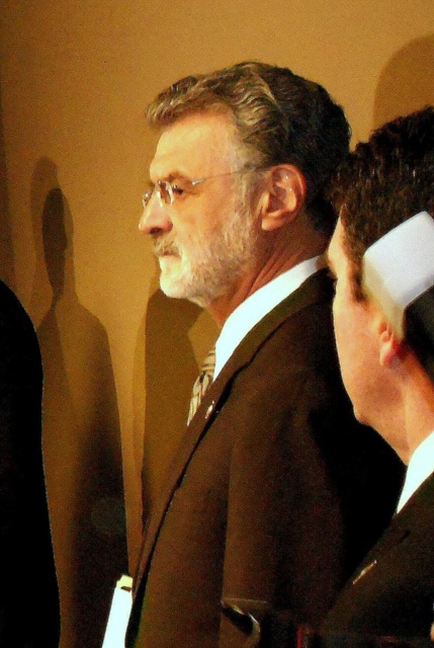 Mayor Frank Jackson at today's press conference (pic by Brian Bull)