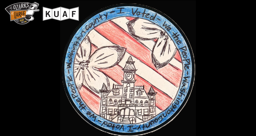 2026 "I Voted" Sticker Winner Madi Brannan, 9th Grade