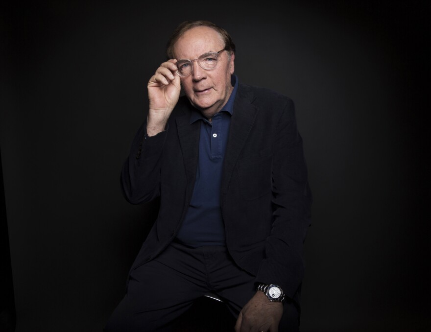 FILE - Author James Patterson poses for a portrait in New York on Aug. 30, 2016.