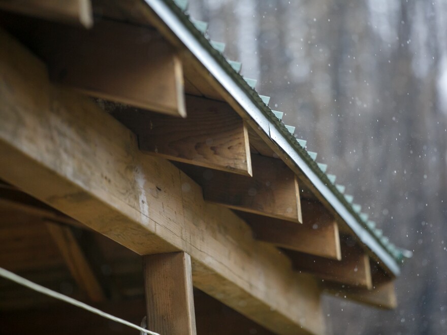 Mary Bradshaw's fire-hardened home in Elkhorn has no gutters that could collect flammable pine needles and leaves. There is also no roof vent that could allow in embers, and roofing and siding materials are composite, metal, clay or tile.