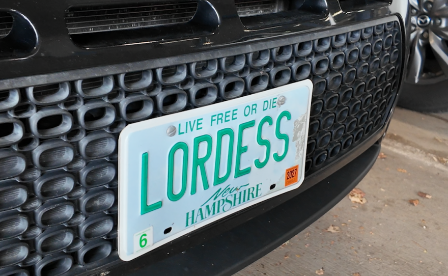 Vanity plates are all over New Hampshire.