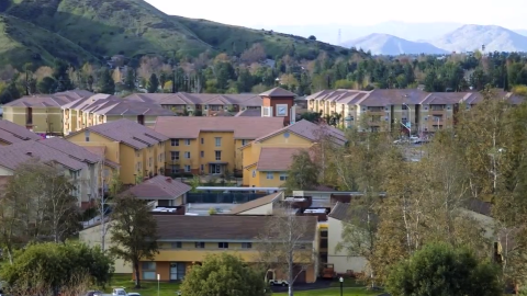 The dorms at California State University, San Bernardino