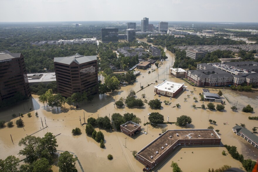 Some parts of southeastern Texas are moving toward recovery, while others, like the west side of Houston, remain underwater.