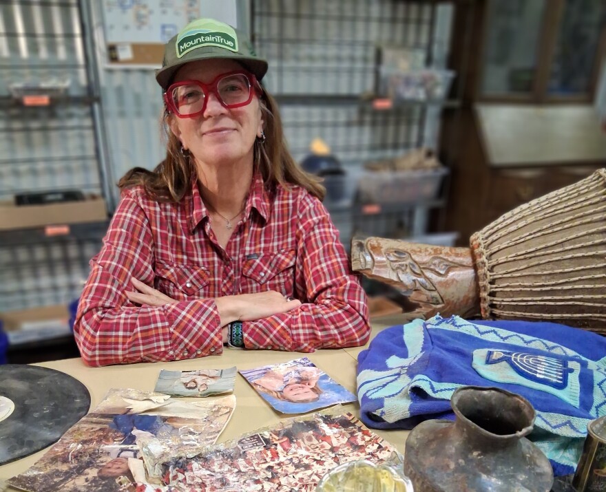 Before Helene, Mandy Wallace was a raft guide on the French Broad River. She's since become an artifact recovery technician, tracking down the former owners of personal objects washed downriver.