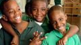 A few of the students in the Louisiana Association of Public Charter Schools