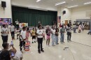 Students celebrate the finale of Freedom Schools at Allenbrook Elementary School.
