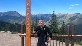 <i>Winter Van Alstine hiked Aspen Mountain nine times — the elevation equivalent Mount Everest on July 28, 2023. As part of the challenge, she raised over $10,000 for the philanthropic organization Acumen.</i>
