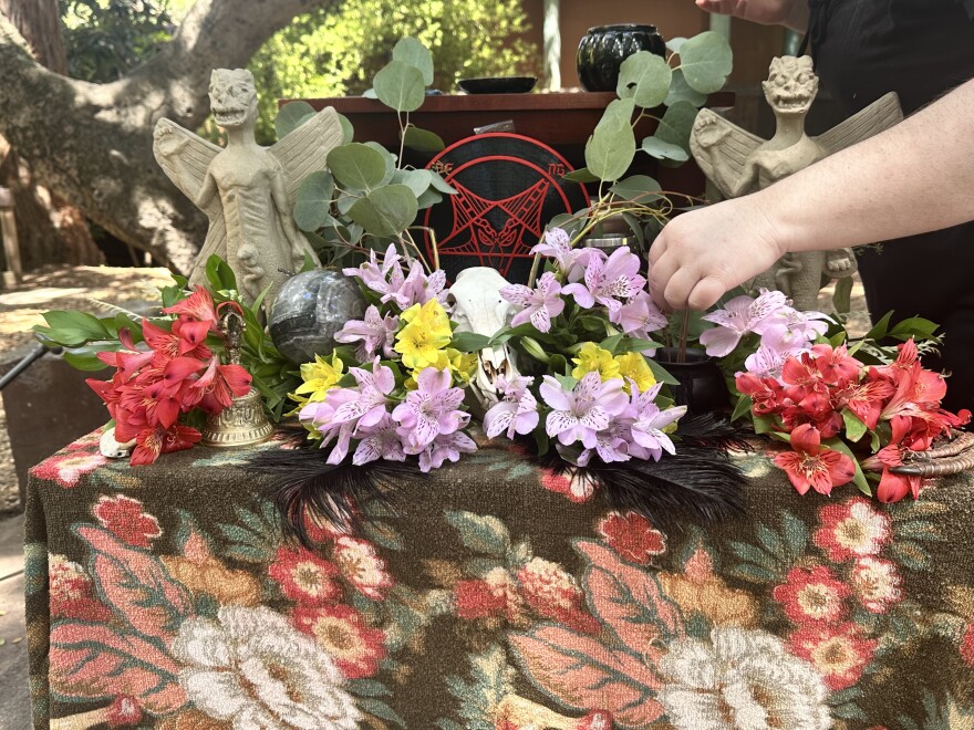 The alter set up at Pazuzu's Blessing in August 2024.