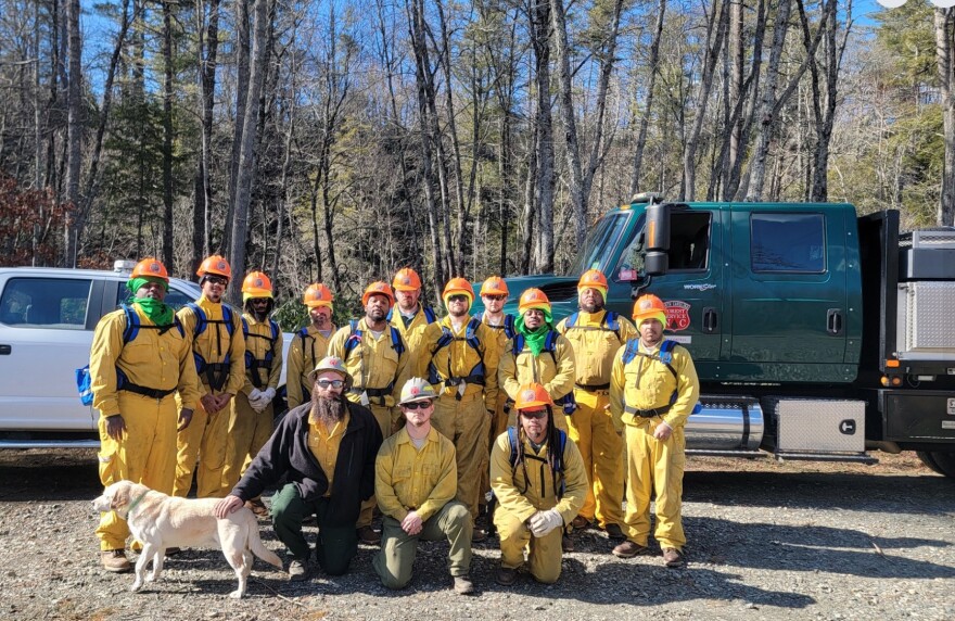 The BRIDGE crew gathers for training in March.