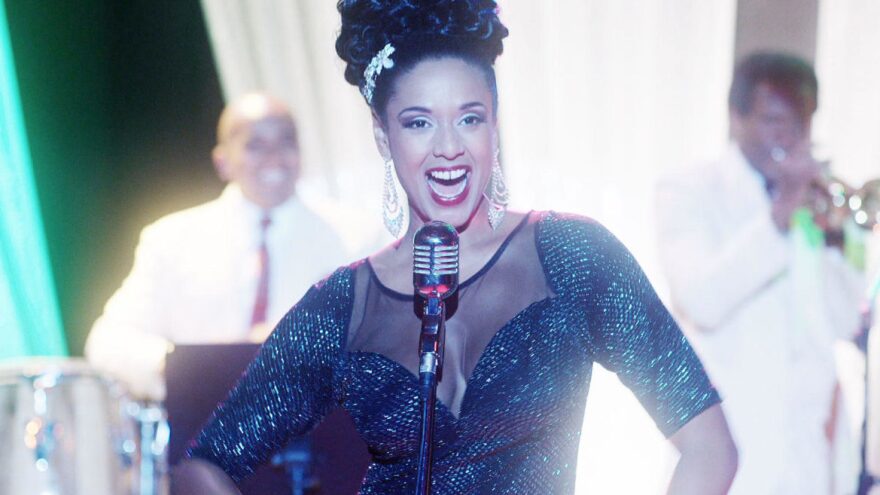 Jeimy Osorio as Celia Cruz in the telenovela <em>Celia. </em>