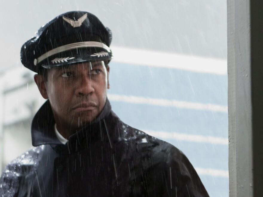 Denzel Washington stars in <em>Flight</em>, the latest film from writer-producer-director Robert Zemeckis.