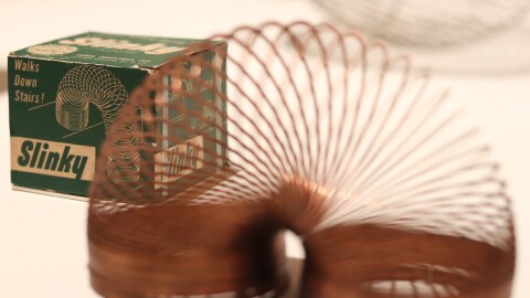 The Slinky was created near Philadelphia in the 1940s, but the inventor and his wife later moved to Hollidaysburg, where every Slinky has been manufactured since the 1960s. 