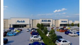 Rendering of the new retail outlet that Cullinan Properties wants to build on the site of the former Bergner's location in Pekin.