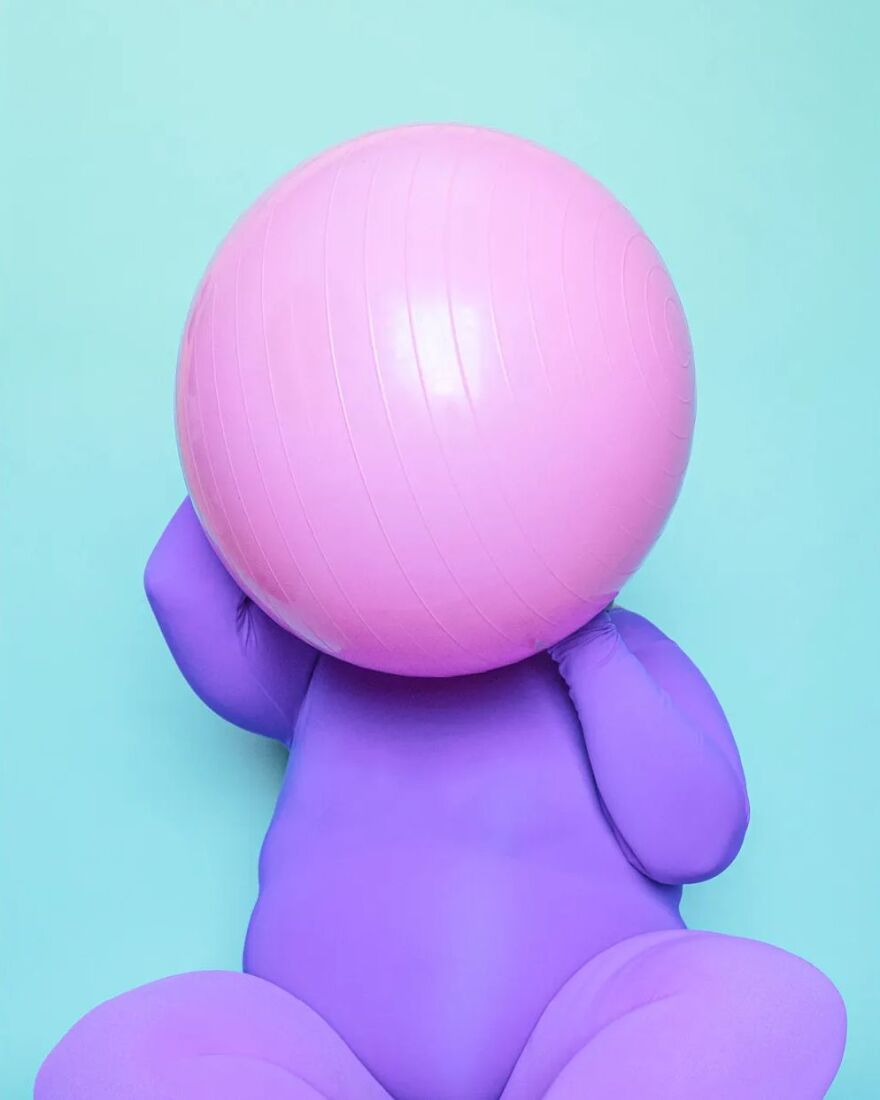 'Ballhead, 2021' by Tampa photographer Selina Roman part of 'Abstract Corpulence' exhibit at Sarasota Art Museum