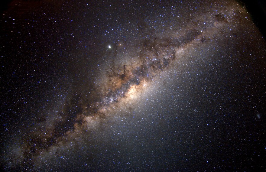 Milky Way Galaxy as seen at night