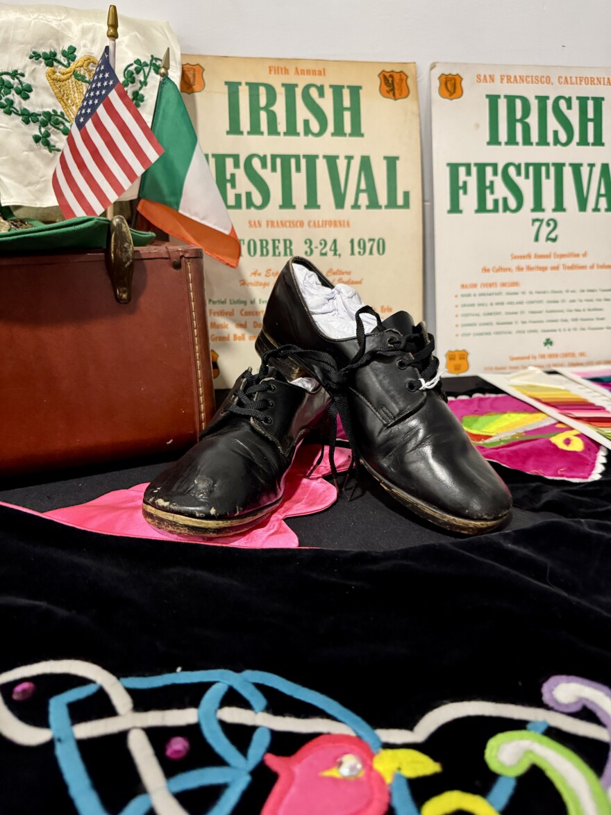 The United Irish Cultural Center brought many historical pieces to display at "The Bay Agenda: Keepers of the Steps."