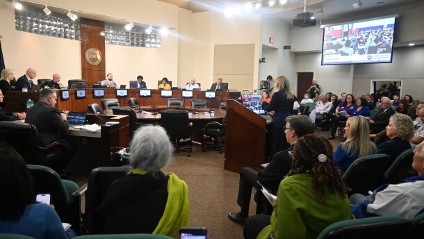 Over 50 people came to speak against the Leon County Commission taking administering cultural grants from the Council on Culture & Arts, or COCA.