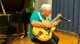 Guitarist Rod Fleeman in the KPR Live Performance Studio.