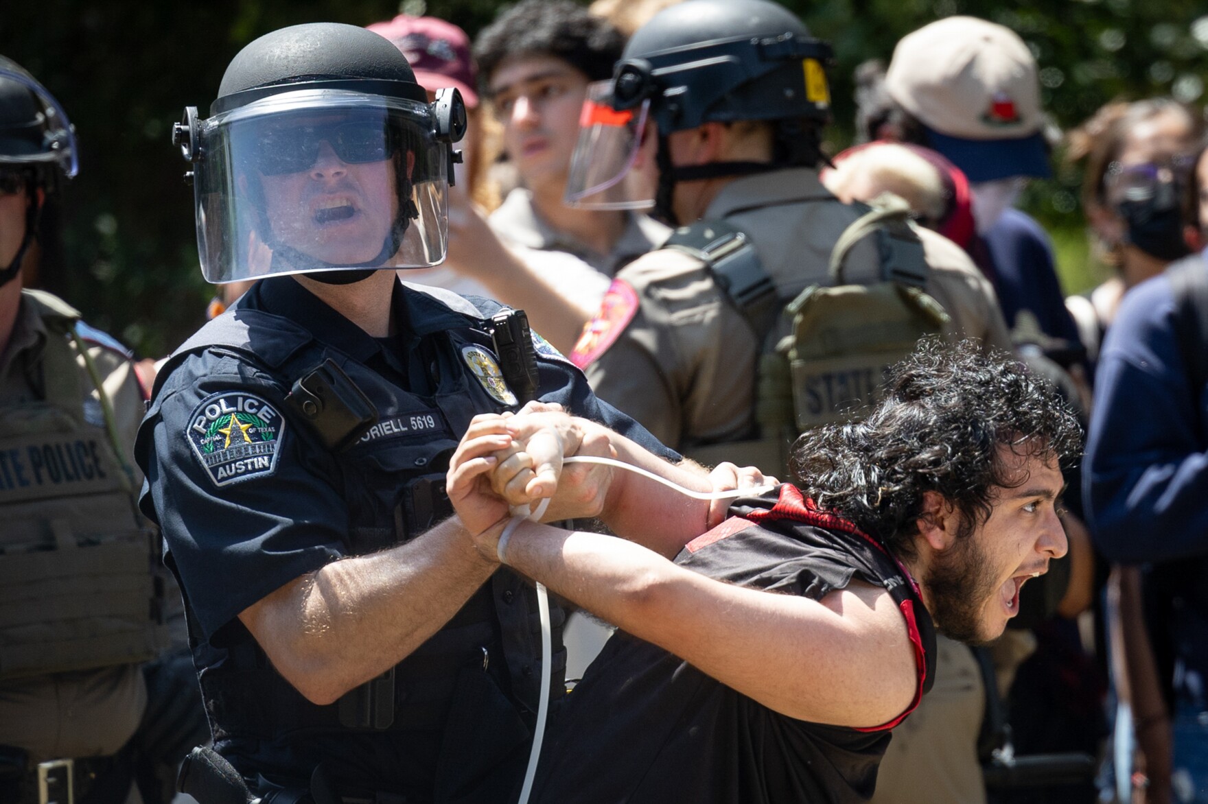 Photos: Campus protests continue nationwide as some turned violent | WVXU
