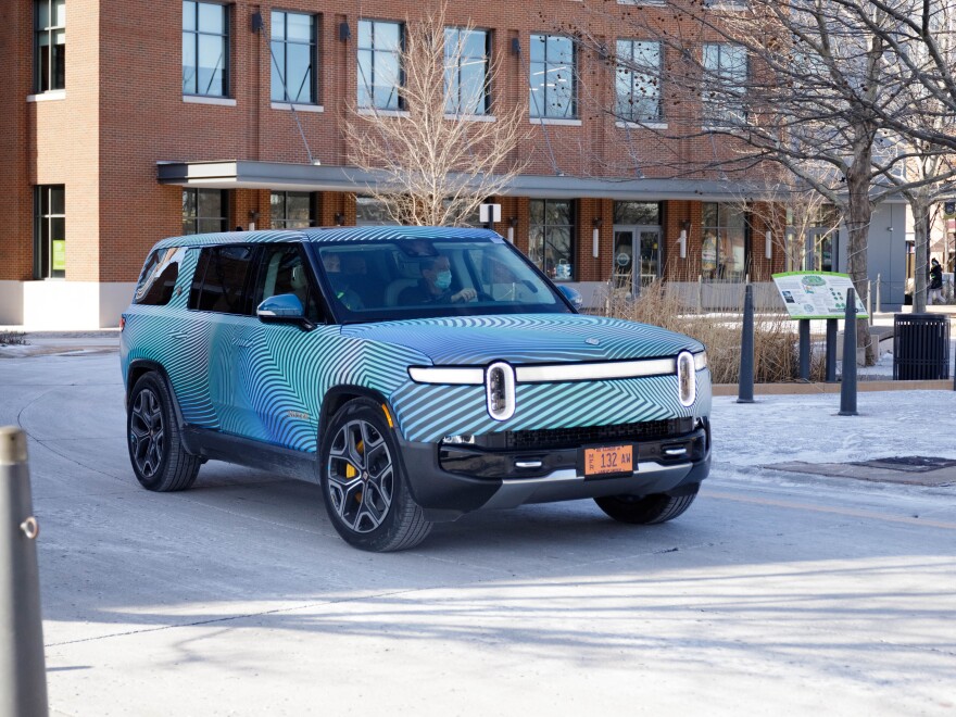 Rivian will be making its electric vehicles at its manufacturing plant in Normal.
