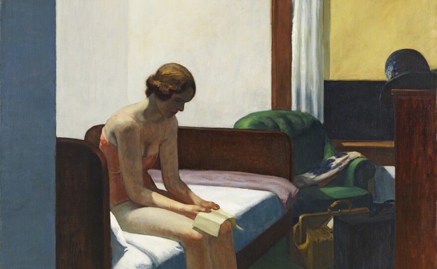 <em>Hotel Room,</em> 1931, oil on canvas